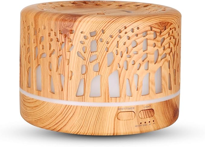 Wild Essentials 700ml Designer Large Room Essential Oil Diffuser, 5 in 1 by WildEssentials