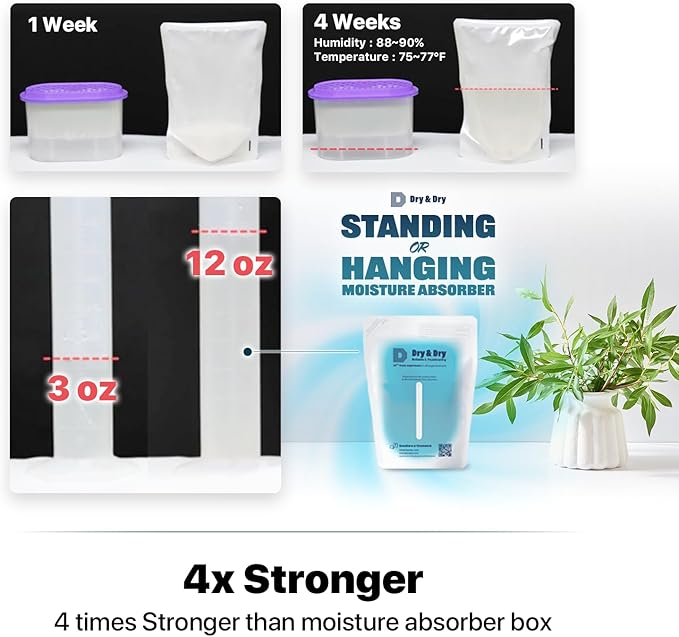 Dry & Dry 5 Packs Hybrid Moisture Absorbers & Musty Odor Eliminator - Image 4