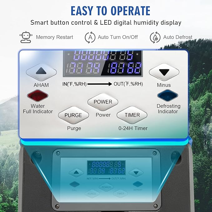 COSTWAY 180 PPD Crawl Space Dehumidifier - Image 4