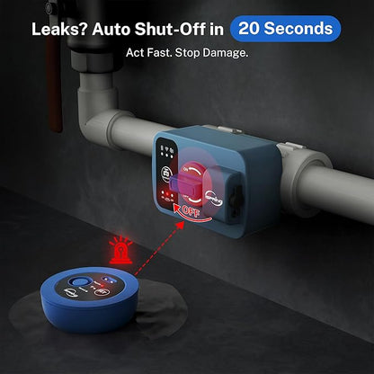 iSpring LS43WL Smart Leak Shut-Off System, Automatic Water Leak Detector - Image 2