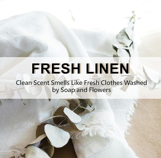 ROSE COTTAGE Large 12 Packs Fresh Linen Hanging Closet Deodorizer Air Freshener - Image 6