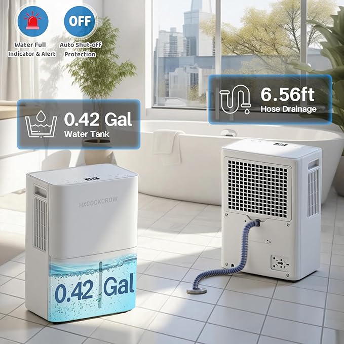 Dehumidifier for Basement Home 1200 Sq. ft, 17 Pints Dehumidifiers - Image 3