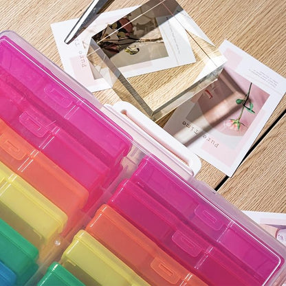 novelinks Transparent 4" x 6" Photo Organizers and Photo Storage Box - Image 6