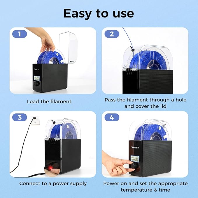 Creality Filament Dryer Box Pro, Upgrade 3D Printer Filament Dryer Box - Image 6