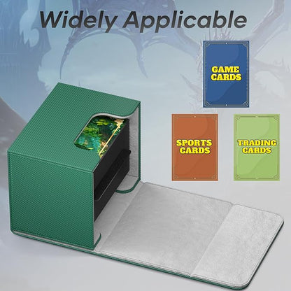 Mlikero Card Deck Box, Commander Deck Box Holds 100+ Double-Sleeved Cards - Image 3