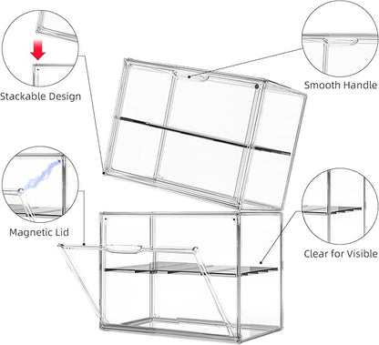Large Acrylic Display Case for Collectibles, Stackable Hobby Blind Box Figurine - Image 6