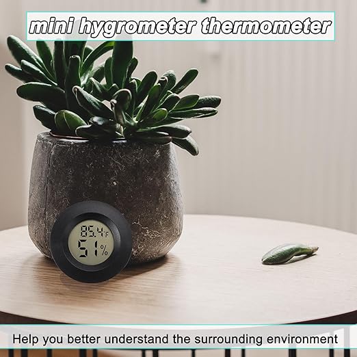 Mini Hygrometer Digital Thermometer Humidity Meter 4 Pack Hygrometer - Image 7