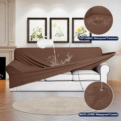 PureFit 100% Dual Waterproof Couch Cover Slipcovers - Image 3