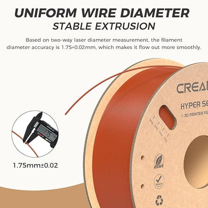Official Creality Hyper PLA Filament 1.75mm, High Speed PLA 30-600mm/s Rapid 3D - Image 4