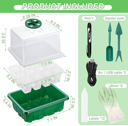 Lunies 6 Packs Seed Starter Tray - Image 7