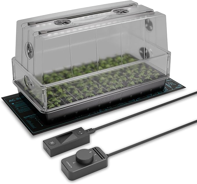 AC Infinity Heavy-Duty Large Humidity Dome 6x12 Germination Kit, Full Spectrum by ACInfinity