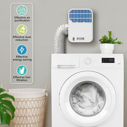 Upgraded Triple Filtration System Indoor Dryer Vent Kit, Indoor Dryer Vent - Image 8
