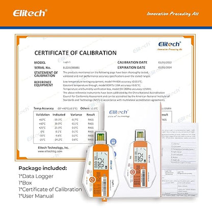 Elitech WHO PQS Certificated 10 Pack Temperature Data Logger 120Days - Image 6