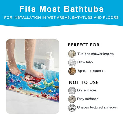 XIYUNTE Baby Bath Mat for Tub Non Slip Kids Bath Mat - Image 7