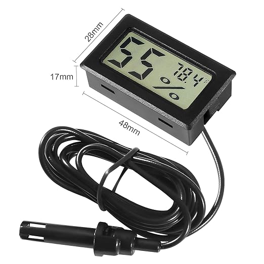 4 Pcs Mini Digital Hygrometer Thermometer Gauge - Image 2