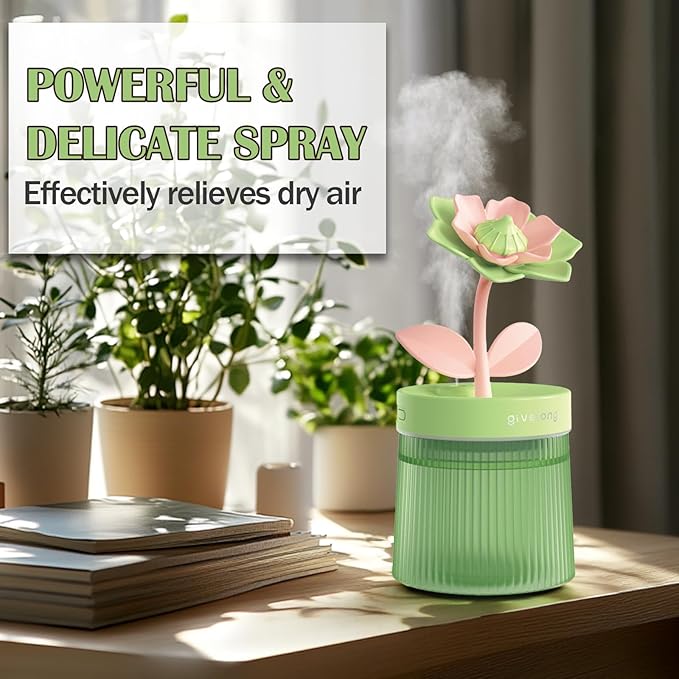 Cute Mini Humidifier 320mL Cool Mist Humidifie mute - Image 4