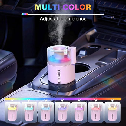 Portable Mini Humidifier, 180ml USB Cool Mist Small Humidifiers - Image 3