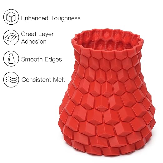 Inland V2 PLA PRO 3D Printer Filament Refill, 1.75mm Spooless Filament - Image 2