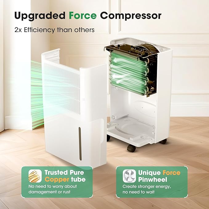 2, 500 Sq.Ft Dehumidifier for Basement - Image 2