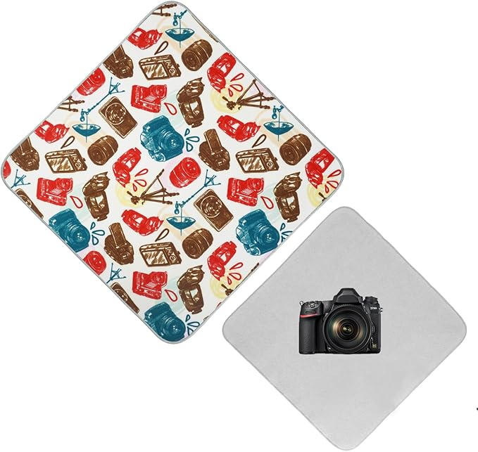 15 in Camera Wrap with Pouch, Lens Protective Wrap, Anti-scratch Anti-dust by XAMOREST