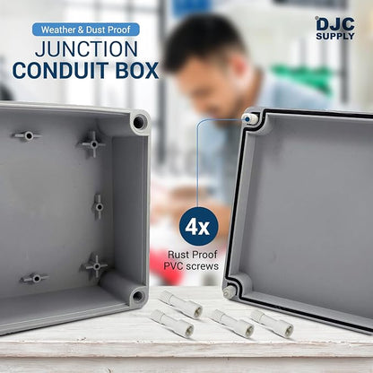 Co. 4" x 4" x 2.4" Weather & Dust Proof PS Plastic Junction Conduit Box - Image 4