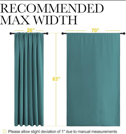 NICETOWN Blackout Curtains for Bedroom, Window Curtain Panels, Thermal - Image 7