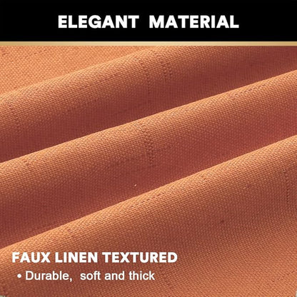 PrinceDeco 100% Blackout Curtains 84 inch Length 2 Panels Set Anti-Rust Grommet - Image 4