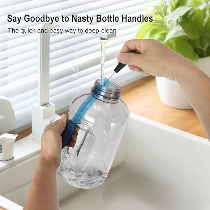 4 Pack Bottle Cleaner Brush Set 15/13/5 Inch Stainless Steel Water Bottle - Image 5