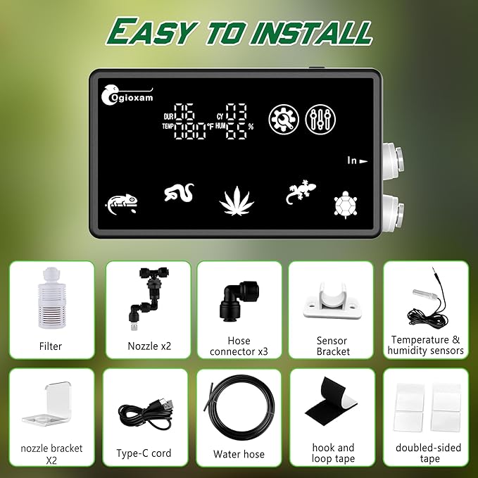 Automatic Reptile Mister System, Reptile Humidifiers Smart Misting System - Image 6