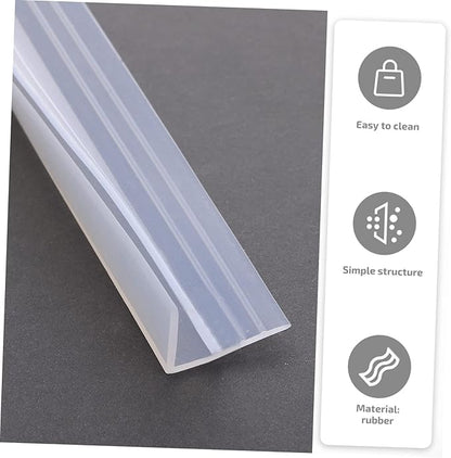 LIFKOME 6pcs Bathroom Water Baffle Sealing Strip Easy Install Silicone Shower - Image 2
