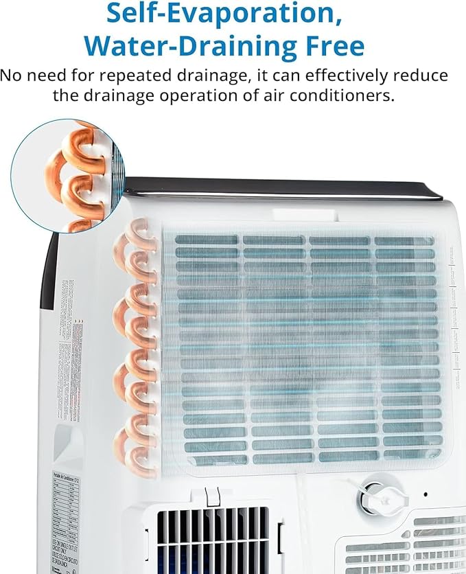 14000 BTU Portable Air Conditioner, 3-in-1 AC Unit - Image 3