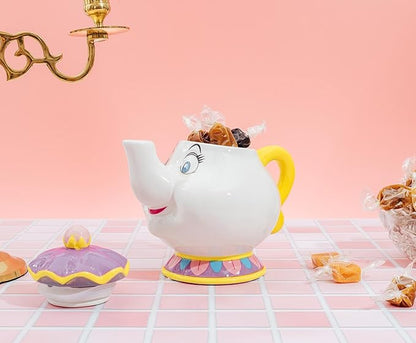 Silver Buffalo Disney Beauty and the Beast Mrs. Potts Teapot 3D Sculpted - Image 10