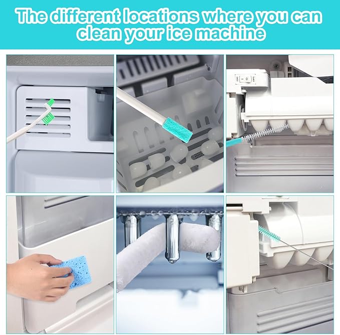 12pcs Ice Maker Cleaning Brush Set - Image 5