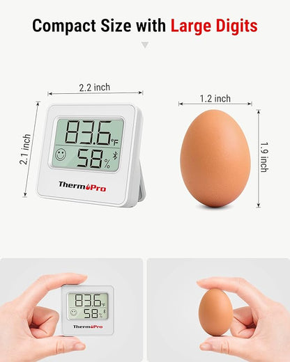 ThermoPro TP357 Digital Hygrometer Indoor Thermometer of 260FT, Room Humidity - Image 7
