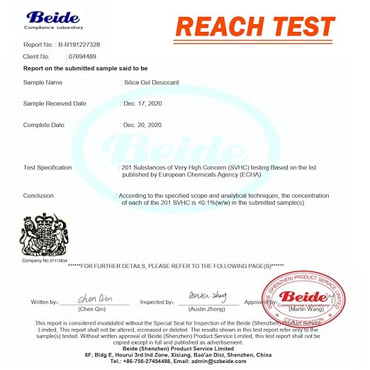 1 Gram 100 Packets Fonday Food Grade Silica Gel Desiccants Packs Moisture - Image 6