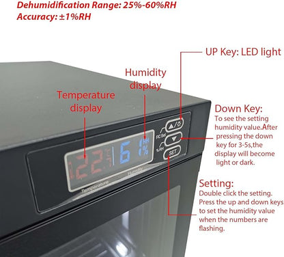 50L Digital Camera Dehumidify Storage, Dehumidifying Dry Cabinet Box, 4 Layers - Image 7