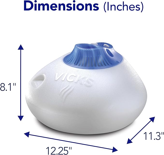 Vicks Warm Steam Vaporizer & Humidifier 1.5 Gallon Tank - Image 9