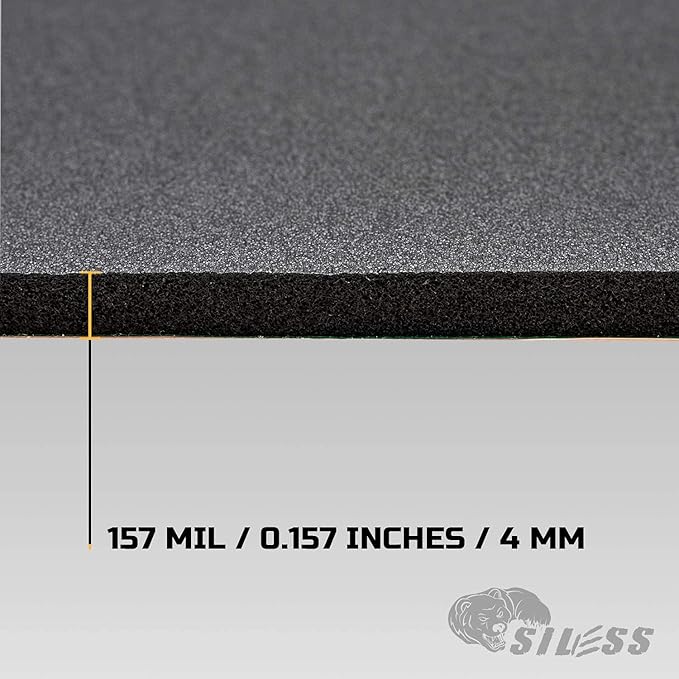 Siless Liner 157 mil 51 sqft Car Sound Deadening Closed Cell Foam & Heat - Image 3