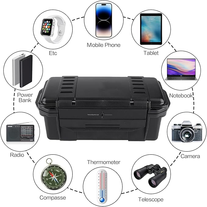 Gonetre Waterproof Shockproof Storage Case, Outdoor Sealed Box - Image 4