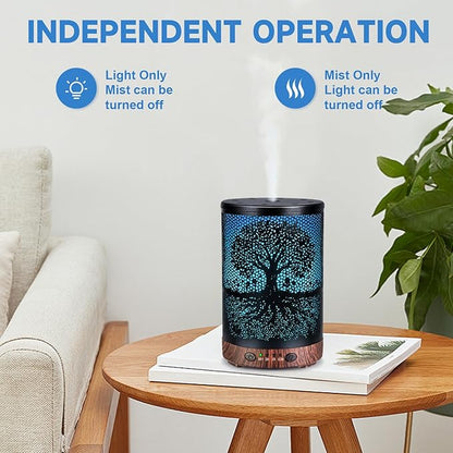 Essential Oil Diffuser 120ML Metal Aromatherapy Diffuser - Image 6