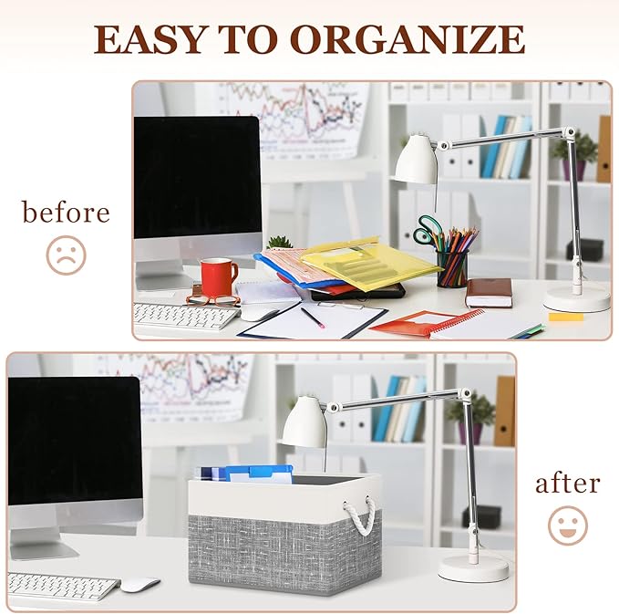 Storage Bin, Collapsible Storage Basket - Image 5