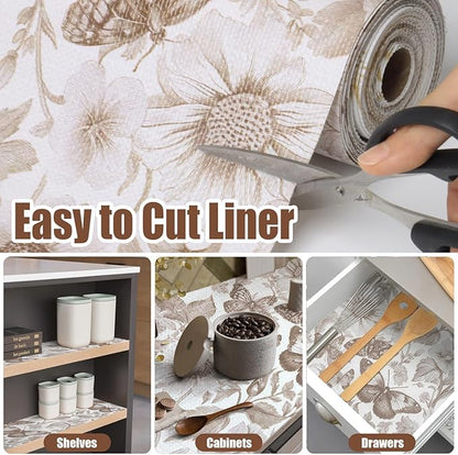Drawer and Shelf Liner for Kitchen Cabinets, Non-Adhesive Cabinet Liner - Image 4