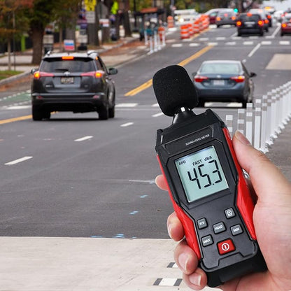 Noise Decibel Meter Portable Sound Level Meter SPL Meter 30 to 130dBA Range - Image 2