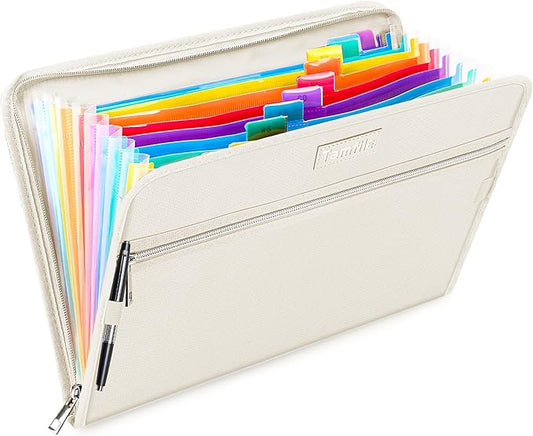 Fireproof Safe Waterproof Accordion File Bag Folder Expanding Filing Folder by Tamfile