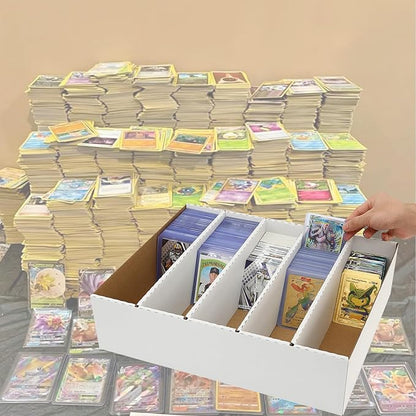 Trading Card Storage Box 3900-8000 Count Collector Cards Box White Sports Card - Image 7