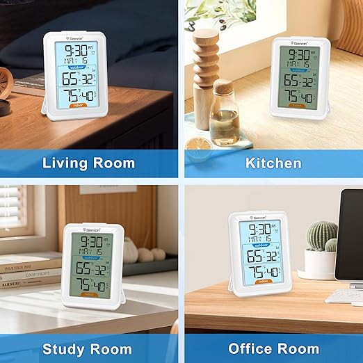 Geevon Digital Hygrometer Indoor Outdoor Thermometer Wireless - Image 9