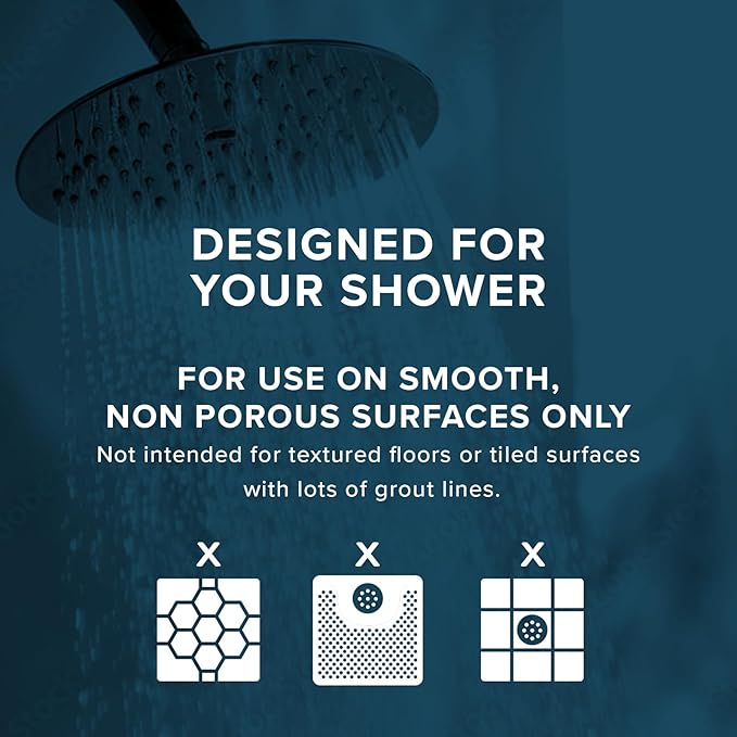 SlipX Solutions Square Natural Rubber Shower Stall Mat, 21” x 21”, Non Slip - Image 7