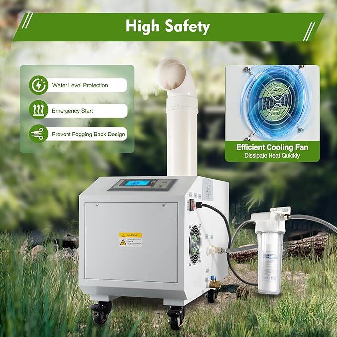 3kg/H Ultrasonic Industrial Humidifier, Commercial Air Humidifier Sprayer - Image 6