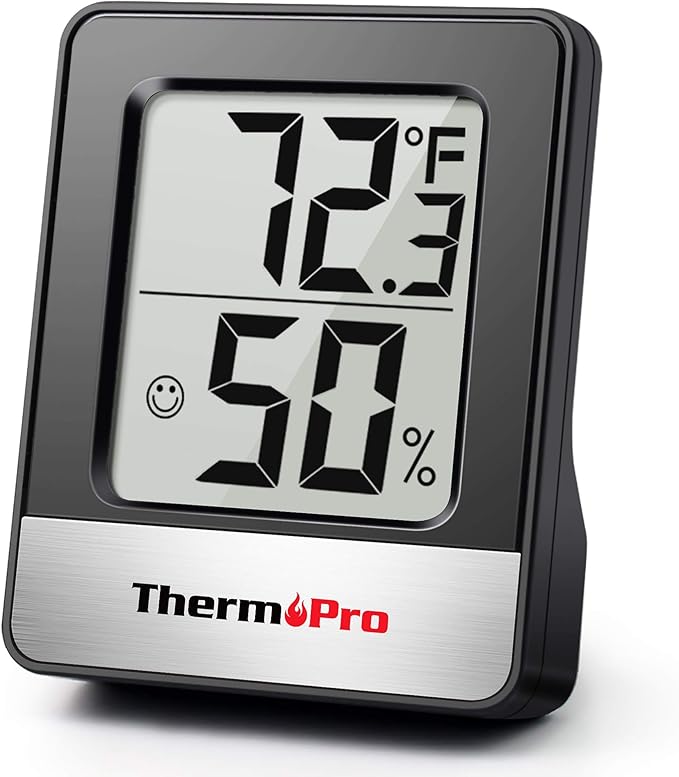 ThermoPro TP49 Digital Hygrometer Indoor Thermometer Humidity Meter Room by ThermoPro