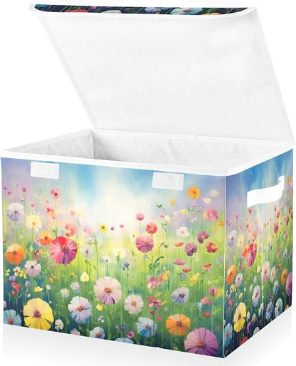 xigua Colorful Flowers Storage Bins - Image 2